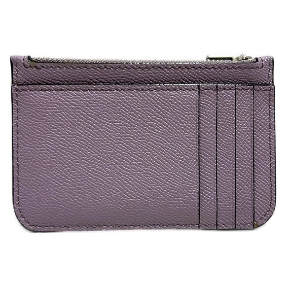 Auth COACH - Light Purple Leather Coin Case - Picture 3 of 6